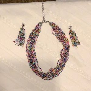 Necklace with earrings
